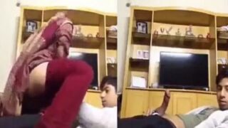 A milf rides on her son?s friend?s dick in Bangladeshi sex