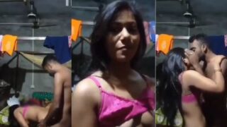 Young guy fucks his wife?s pussy in the Indian leaked porn